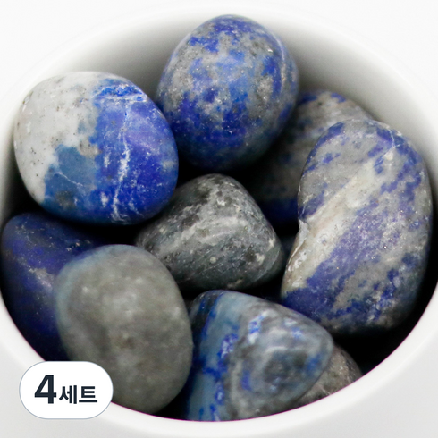 미미네아쿠아 레이아웃 포인트석 세트 100g, 라피스라줄리, 4세트
