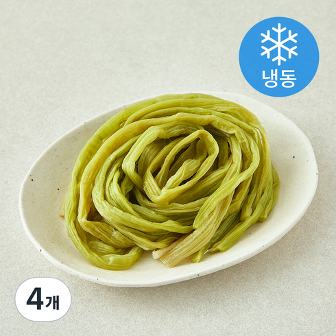 나물투데이 국내산 데친 머윗대 (냉동), 4개, 500g