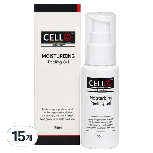 셀라인 필링겔 각질제거제, 50ml, 15개