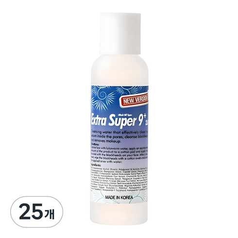 메디필 엑스트라 슈퍼 9 플러스 2.0 피지클리너, 100ml, 25개
