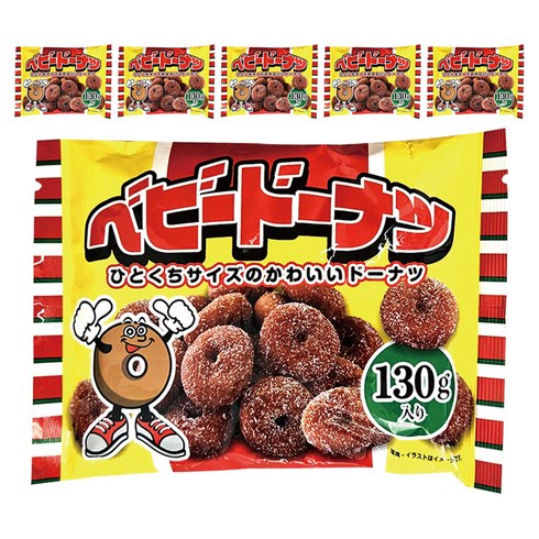 오사카야 베이비 미니 도너츠, 6개, 130g