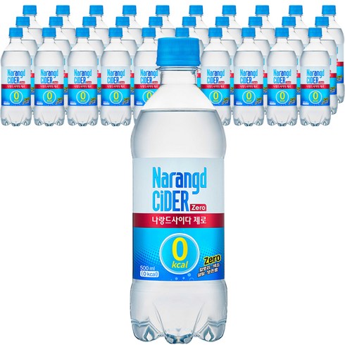나랑드사이다 제로, 500ml, 100개