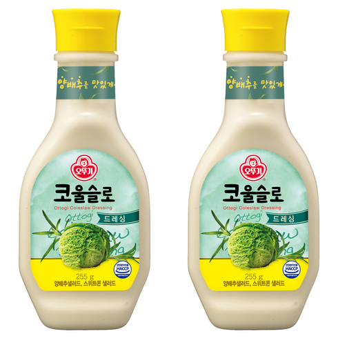 오뚜기 코울슬로 드레싱, 255g, 2개