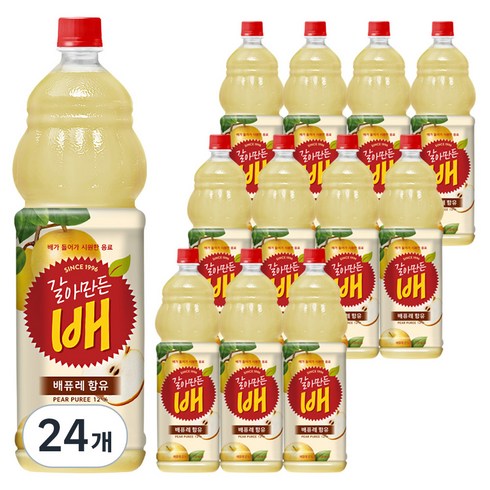 갈아만든배 음료, 1.5L, 24개