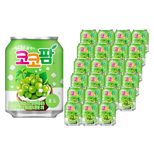 코코팜 포도, 238ml, 24개