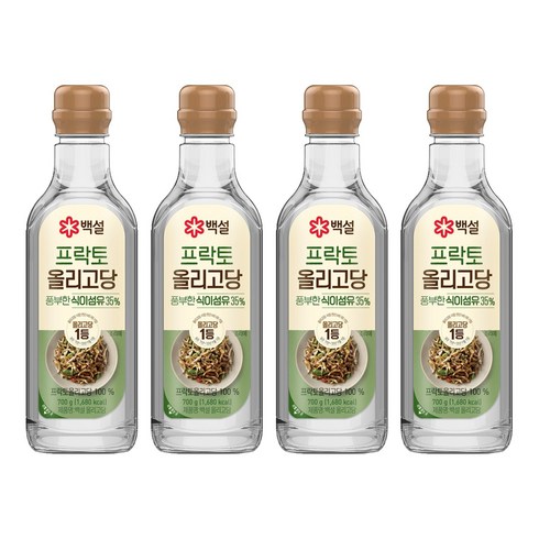 백설 올리고당, 700g, 4개
