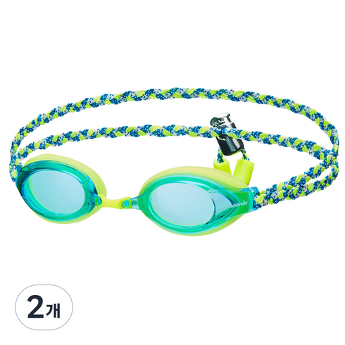 피닉스 아동 노미러 패브릭 수경 PN-508J FB, Aqua, 2개