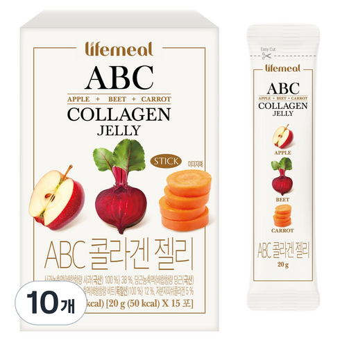 라이프밀 ABC 콜라겐 젤리 15p, 300g, 10개