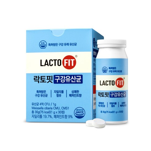 락토핏 구강 유산균, 30정, 1개