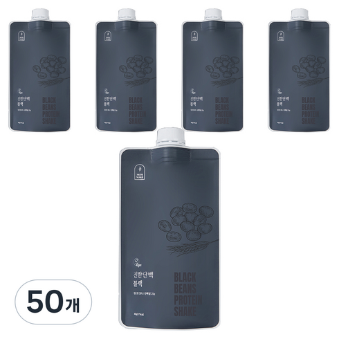 맘메이크 진한단백 블랙, 40g, 50개