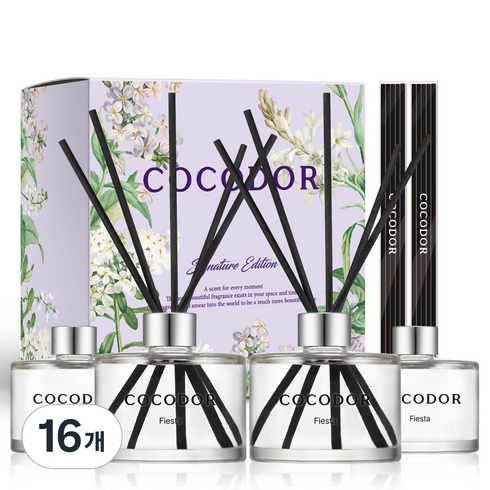 코코도르 시그니처 디퓨저, 피에스타, 200ml, 16개