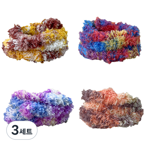 알로데 젤리 공예 철사 세트 번들3번, 초코바나나, 타로블루, 트롤리, 너트초코, 3세트