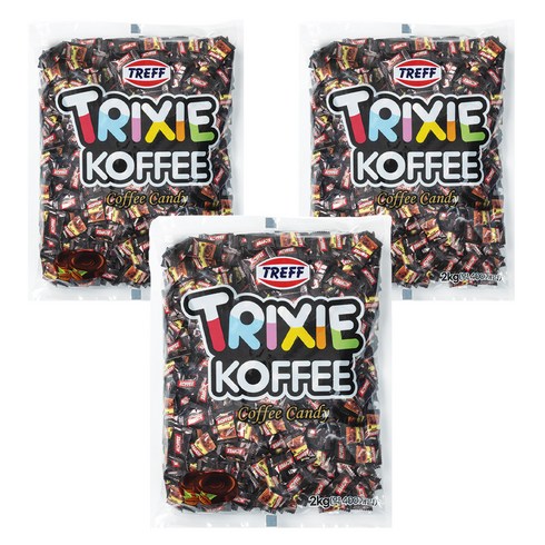 TRIXIE 카푸치노 커피 캔디, 2kg, 3개