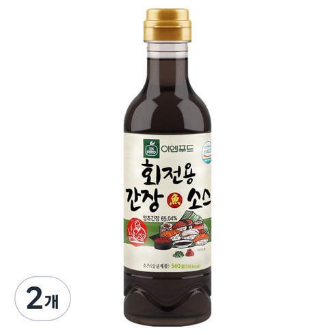 이엔푸드 회전용 간장소스, 540g, 2개