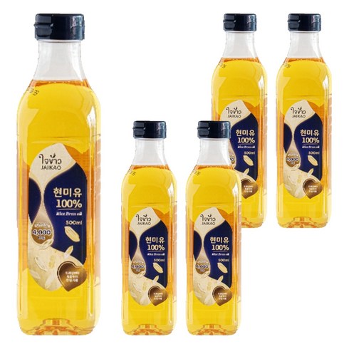 자이카오 현미유, 500ml, 5개
