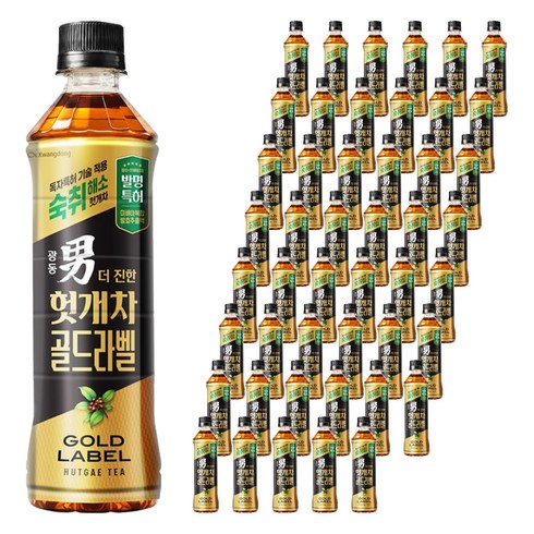 광동진한헛개차 더 진한 헛개차 골드라벨, 500ml, 48개