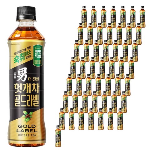광동 더 진한 헛개차 골드라벨, 72개, 500ml