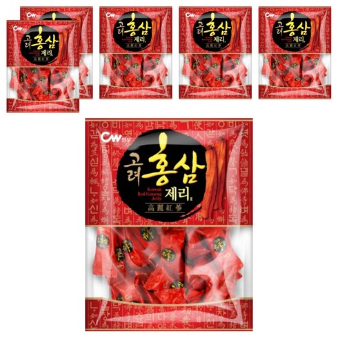 청우식품 고려 홍삼 제리 2, 350g, 6개