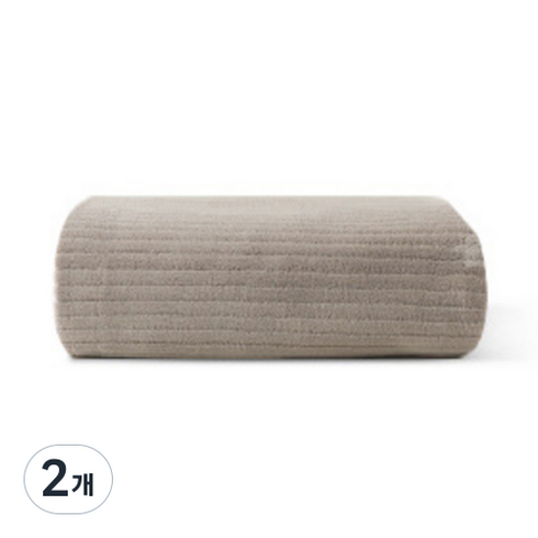 소니오 코지 무드 소프트 목욕 바스타월 70 x 140 cm, 03 브라운, 2개