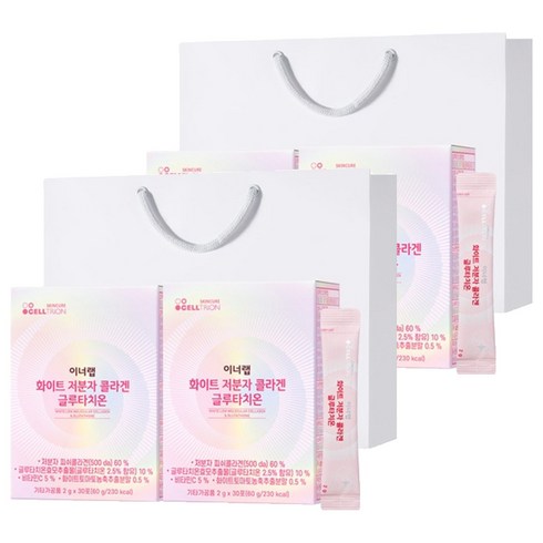 이너랩 화이트 저분자 콜라겐 글루타치온 선물세트, 60g, 4개