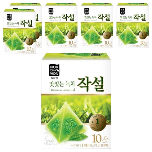 녹차원 맛있는 녹차 작설, 1.5g, 10개입, 6개