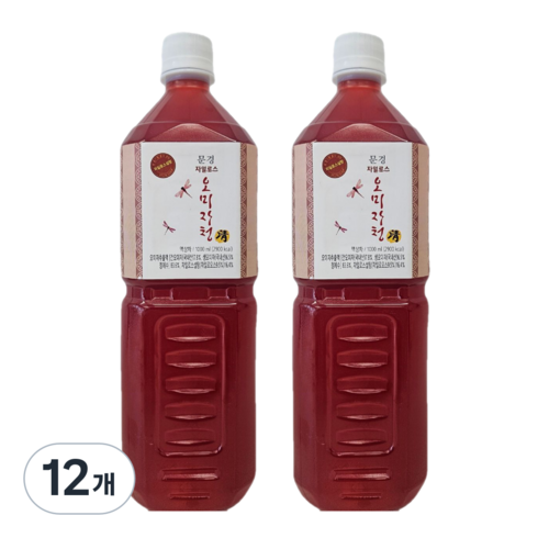 문경몰 자일로스 오미자청, 1L, 1개입, 12개