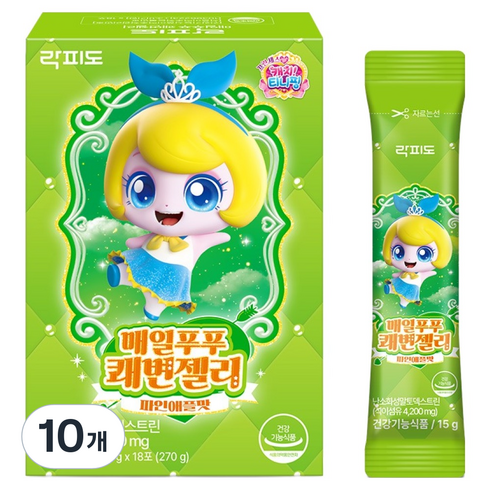 락피도 매일푸푸 쾌변젤리 18p, 270g, 10개