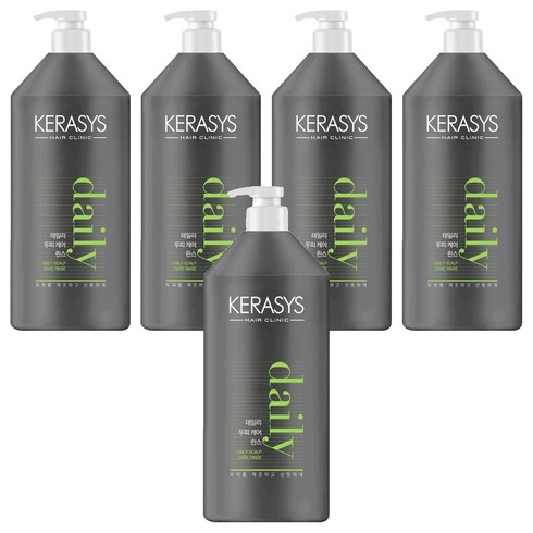 케라시스 데일리 두피 케어 린스 시트러스 플로랄향, 1.5L, 5개
