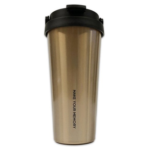 꼼꼬미 버킷텀 냉온 텀블러, 펄브론즈, 700ml, 1개