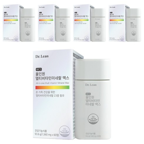 닥터린 올인원 멀티비타민미네랄 맥스, 60정, 5개