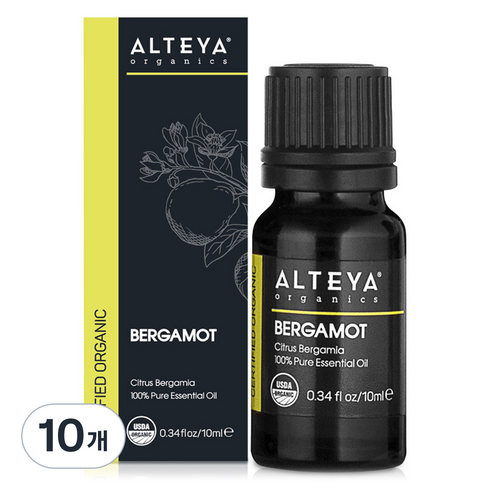 알티야오가닉스 베르가못 에센셜 오일, 10ml, 10개