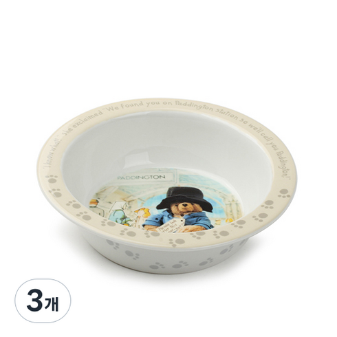 스포드 포트메리온 아동용 패딩턴베어 포린저 16cm, 혼합색상, 3개