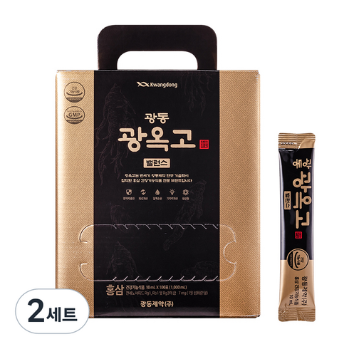 광동제약 광옥고 밸런스 홍삼, 1L, 2세트