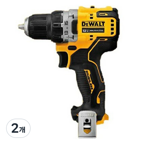 디월트 컴팩트 드릴 드라이버 베어툴 12V DCD701N-KR, 2개