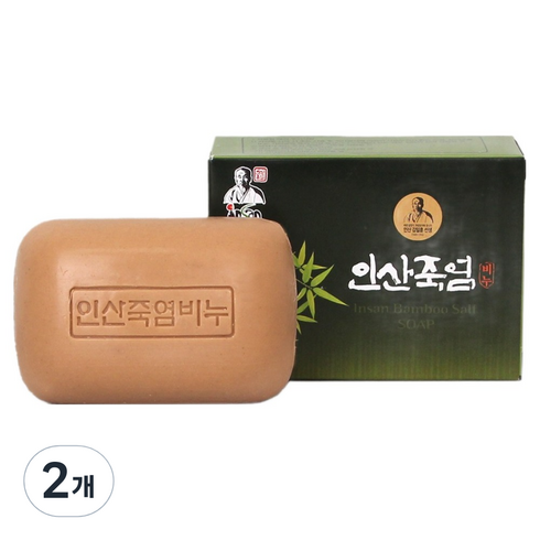 인산죽염 비누, 100g, 2개입