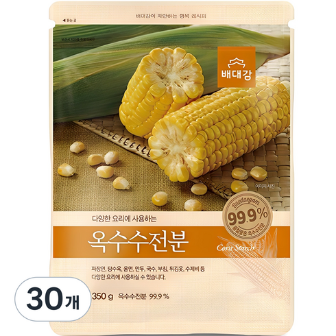 배대감 옥수수전분, 350g, 30개