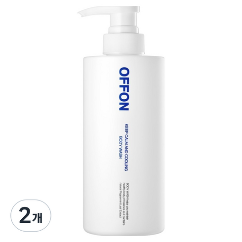 오프온 킵 캄 앤드 쿨링 바디워시 아쿠아플로럴향, 500g, 2개