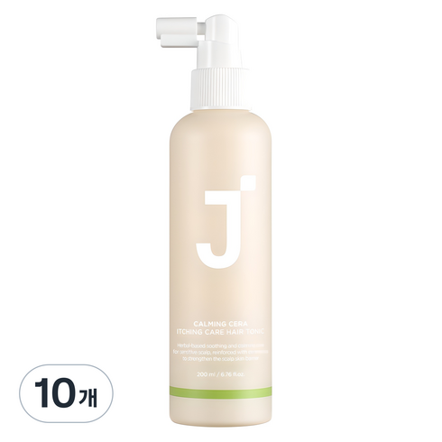 제이숲 카밍 세라 가려운 두피 헤어토닉, 200ml, 10개