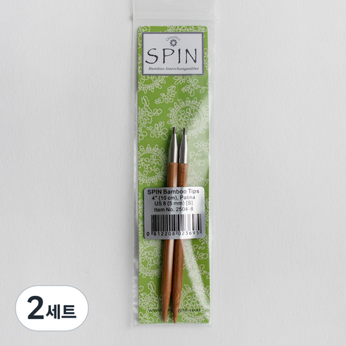 치아오구 스핀 밤부 팁 2p 세트, 2세트
