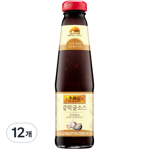 이금기 갈릭굴소스, 255g, 12개