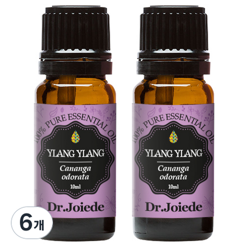 닥터조이드 아로마 에센셜 오일, 10ml, 일랑일랑, 6개