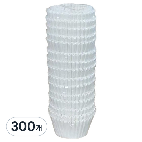 홈모어 유산지 쫀득쿠키 머핀 베이킹 종이컵 4.5 x 2.5 cm, 300개