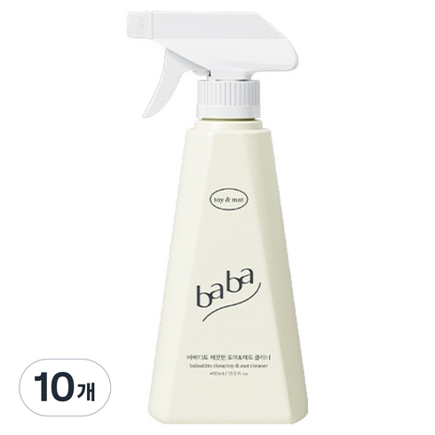바바디토 깨끗한 토이 앤 매트 클리너, 400ml, 10개