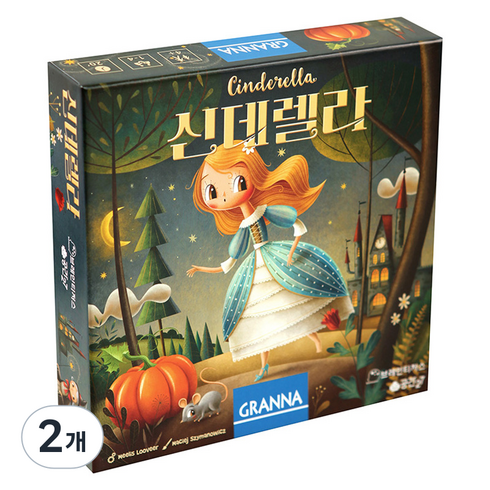 공간27 동화게임 신데렐라 보드게임, 혼합색상, 2개