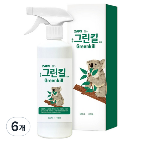 잡스 동북 그린킬 유제, 500ml, 6개