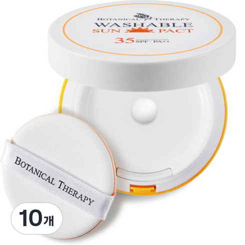 보타니컬테라피 워셔블 썬팩트 유아 선크림 SPF35 PA++, 15g, 10개