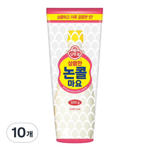 오뚜기 논콜마요, 500g, 10개