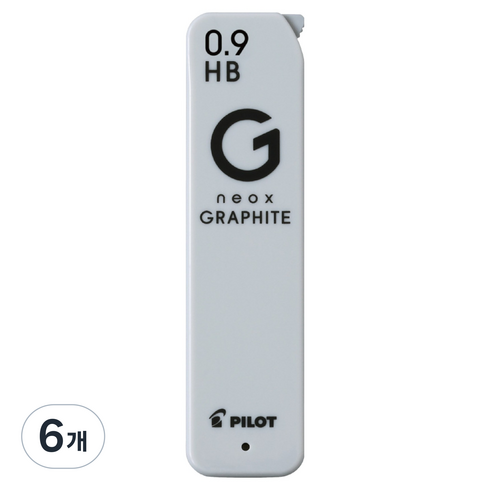 파이롯트 new 네옥스 그라파이트 샤프심 HB, 0.9mm, 6개