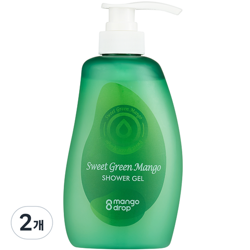 망고드랍 스위트 그린망고 샤워젤 과일향, 500ml, 2개