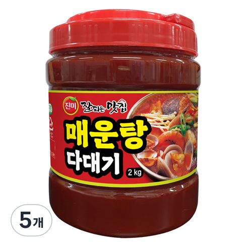 진미 매운탕 다대기, 2kg, 5개